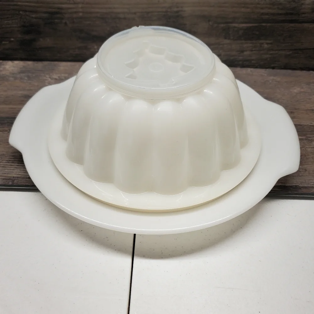 Vintage Tupperware Jel-N-Serve Tray 617-2‎ Mold 618-5 & Tree 632-2